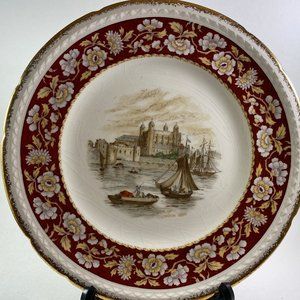 Swinnertons Staffordshire Majestic Vellum 10" Plate The Pool London 1830